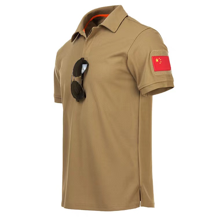メンズミリタリー通気性プルオーバーサマースポーツ Tシャツ速 - Tactical Military Shirt Cargo のレビューと価格
