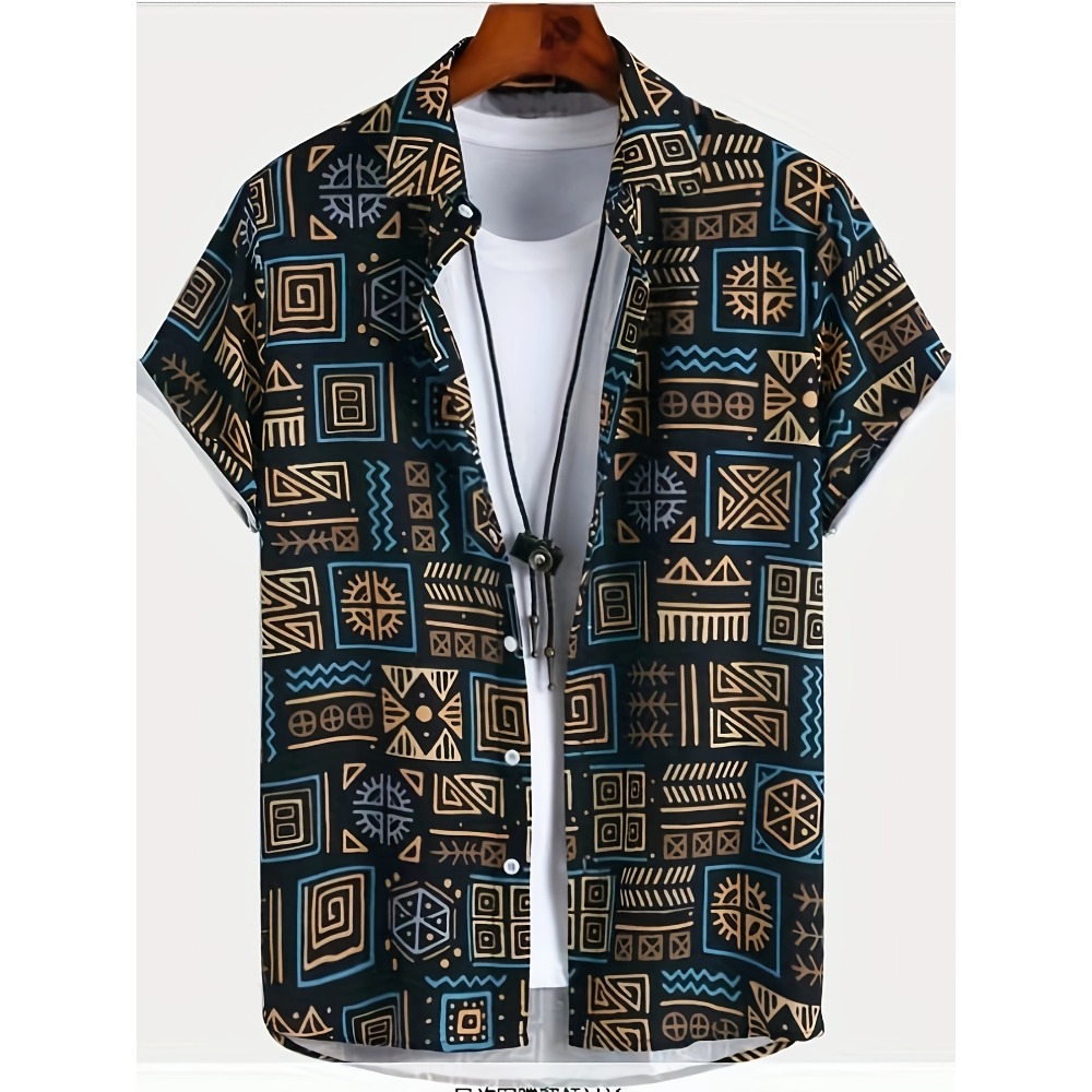 通気性のある薄手の生地、マルチスタイル、メンズハワイアンシャ - Vintage Hawaiian Floral Shirt のレビューと価格
