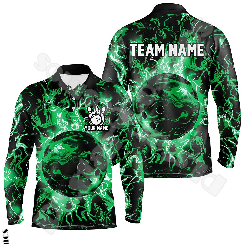 ユニセックス長袖ポロシャツ,カスタムネームストライク,ボーデ - Short Sleeve Bowling Shirt Retro のレビューと価格