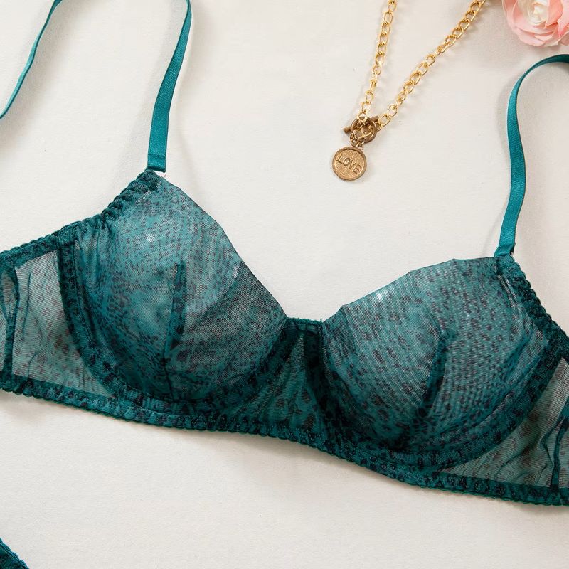 2 ピース/セット女性ランジェリーギャザリング超薄型メッシュ - Underwear のレビューと価格