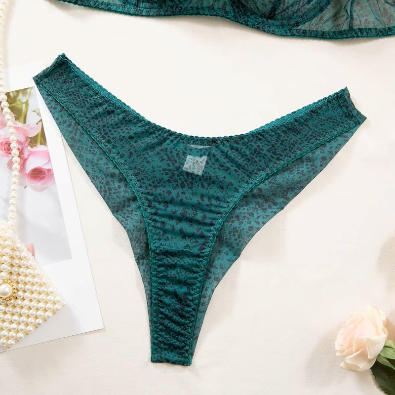 2 ピース/セット女性ランジェリーギャザリング超薄型メッシュ - Underwear のレビューと価格